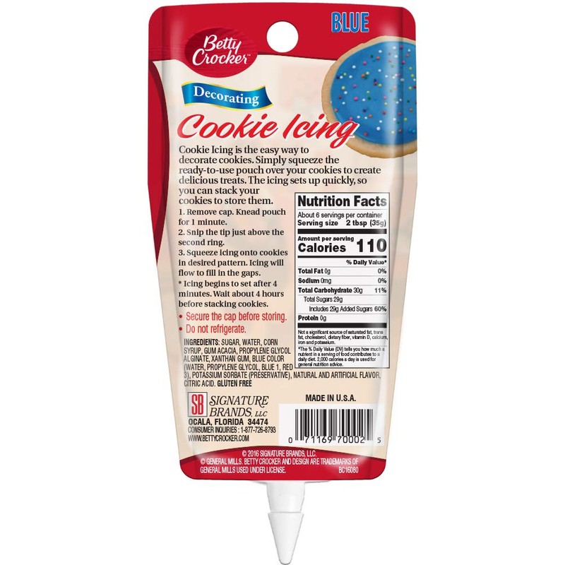Betty Crocker Cookie Icing, Blue, 7 oz