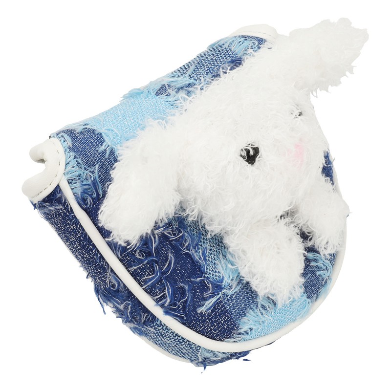 Golf Putter Cover Cute Magnetic Protective Headcover Thickened Fluff Tassels