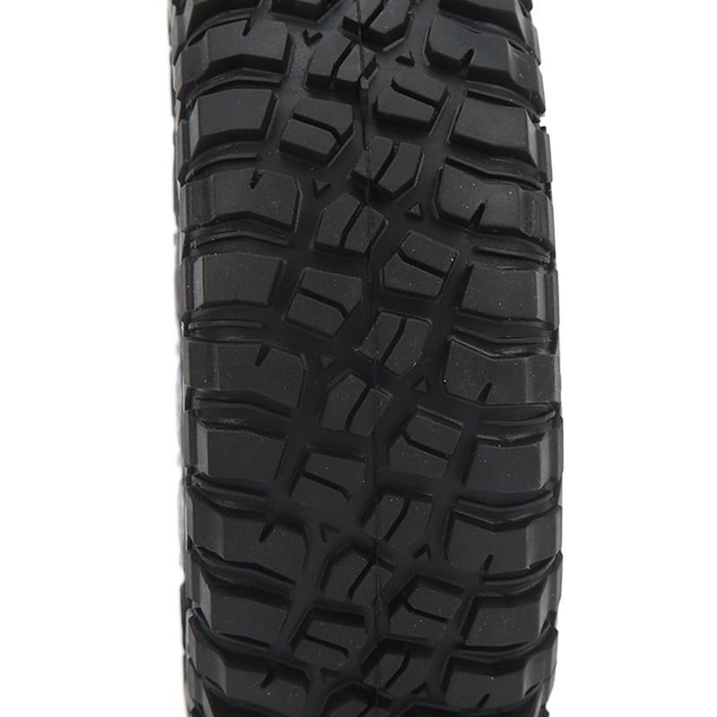 4PCS 1.9in Wheel Tires with 10 Holes Hub Uneven Gravel