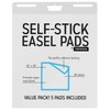 5-Pack of Premium Self-Stick Easel Pads - 25 x 30