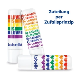 Labello Pride Kiss Edition Lip Balm Stick for 24-Hour Care and Intensive Moisture, Lip Care with Shea Butter for All Lips and All Kisses (4.8 g)