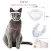 Cat Muzzle for Grooming, Transparent Cat Mouth Muzzle for Nail