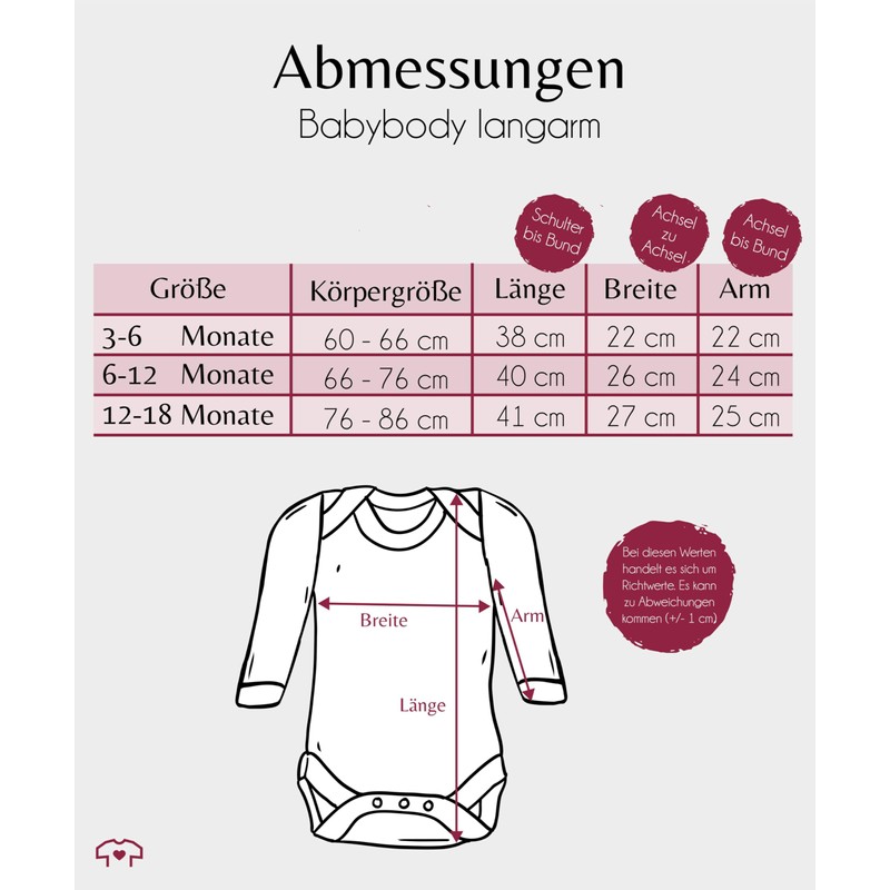 Shirtracer - Baby Bodysuit Long Sleeve Girl Boy - Meine