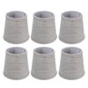 6Pcs Lampshade Modern Light Cover Fabric Inner Film European Style
