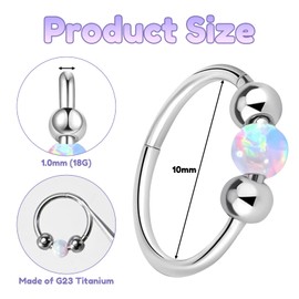 Lip piercing, nose piercing, 925 silver, nose ring, septum piercing, silver, helix ring, nostril piercing, thin, piercings nose rings, piercing ear titanium, lip piercing ring, Stainless Steel, 0