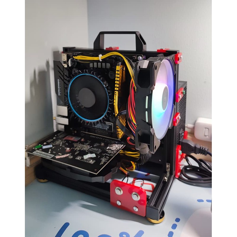 PC Test Bench Open Air Computer Case ITX Motherboard Chassis