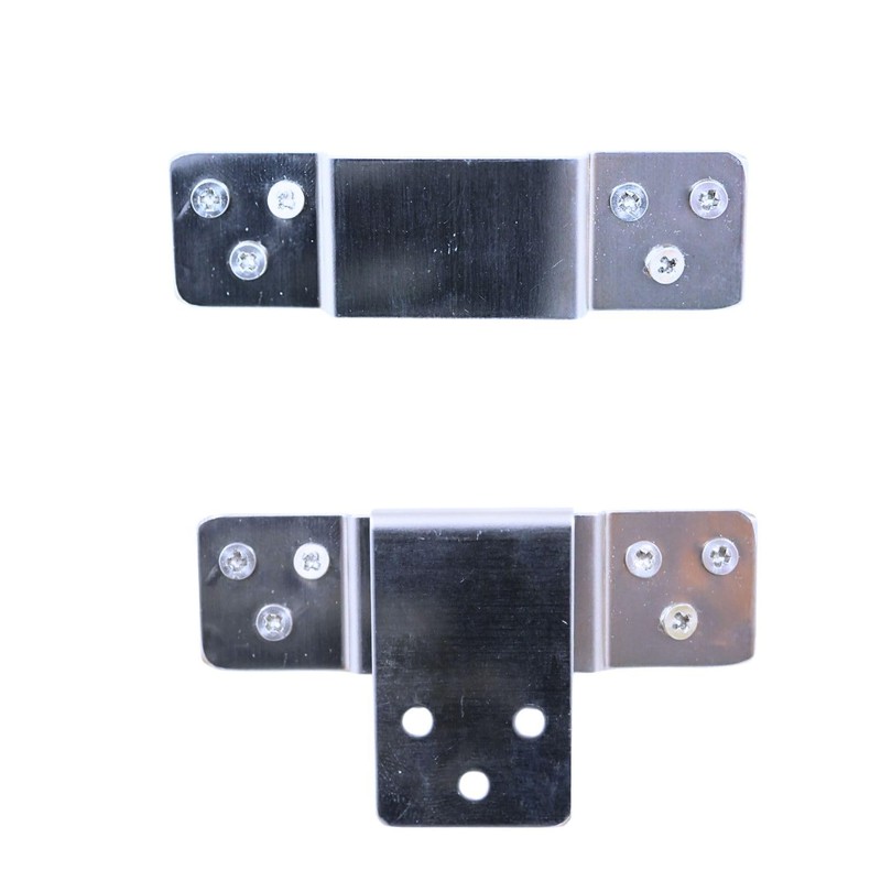 Fukuikinzokukogei Jitte Hardware Stainless Steel with Wood Screws Panel Direct
