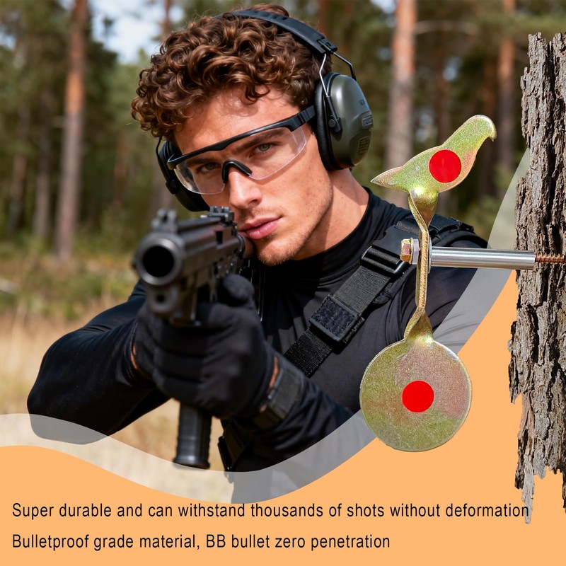 e5e10 Spinner Shooting Targets for BB Gun Shooting 6 Pack