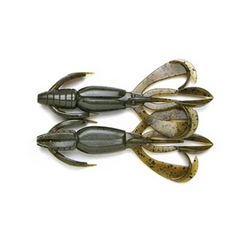 Keitech Crazy Flapper Fishing Bait, 2.4 inches, #101 Green Pumpkin Pepper