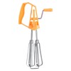 Egg Beater,Rotary Hand Whip Whisk Stainless Steel Egg Beater Mixer