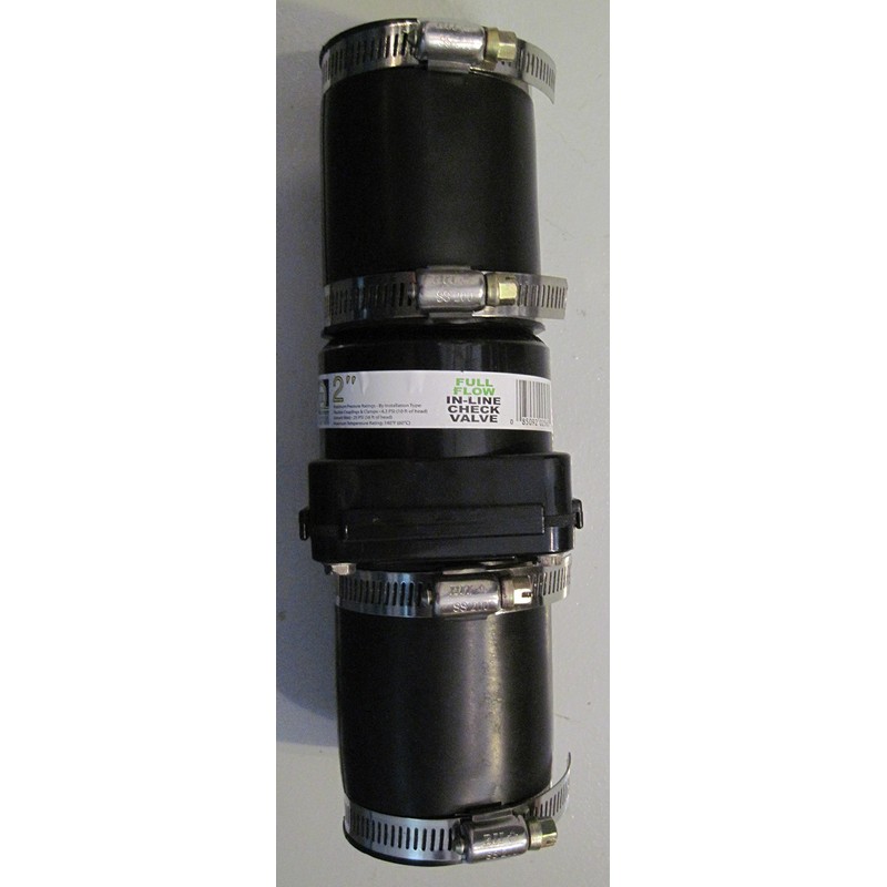 2 inch in line sewage pump flapper type check valve