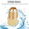 Brass Pipe Adapter - 1/4" SAE Female to 1/2" SAE