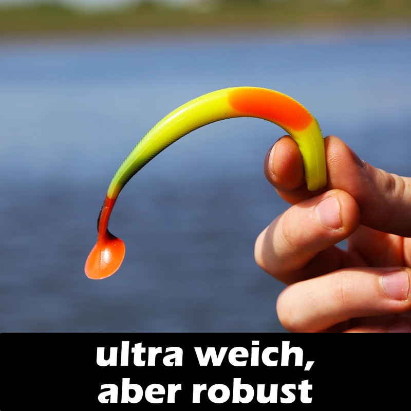 Paradox Fishing Atomic Zander Rubber Fish 13 cm Set of