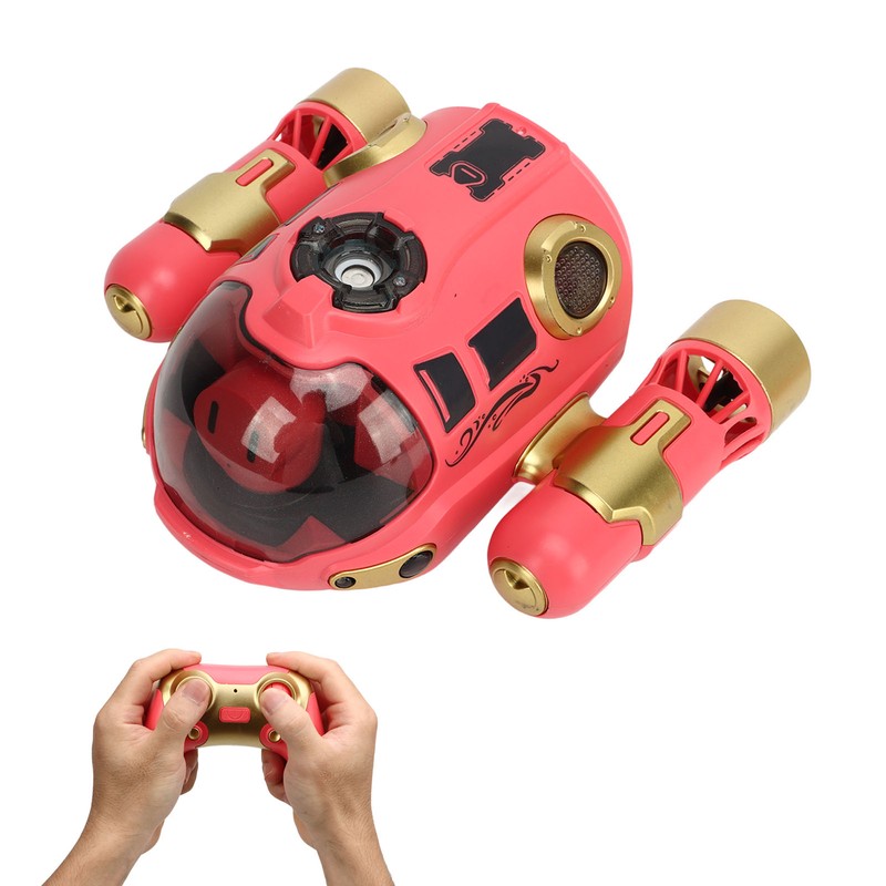 Remote Control Motorboat with 500mah Battery Submarine Spray Gasboat for