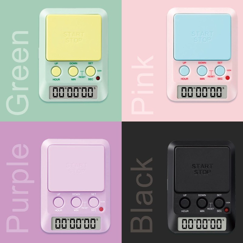 dretec T-587GN Study Timer, Count Up Timer 2, Silent Mode,