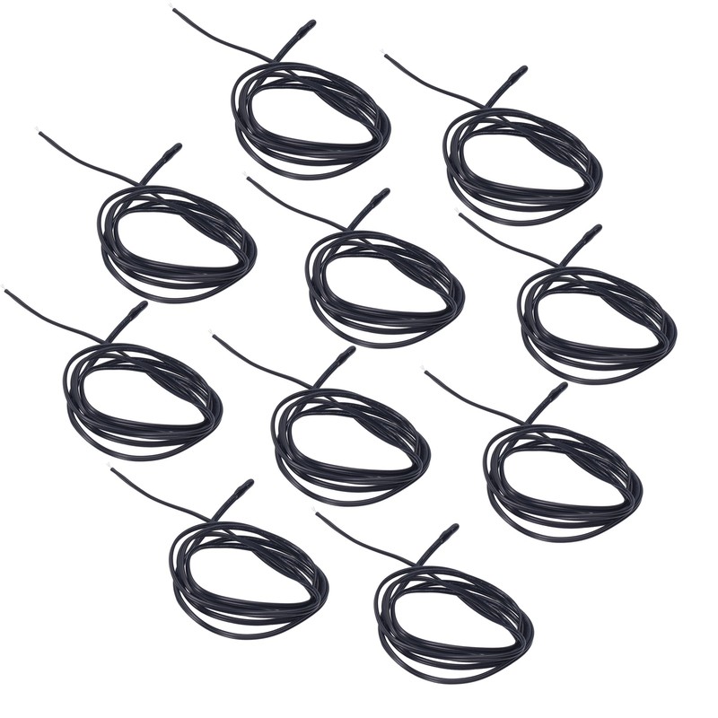 10Pcs NTC Thermistor Sensor PVC Epoxy Resin NTC Temperature Probe