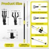 Orvella 26FT Reach Light Bulb Changer with Extension Pole, for