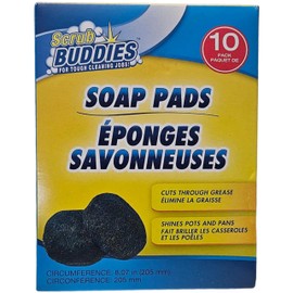 scrub buddies Bathtub Cleaning Soap Pads, 10 Count, Blue
