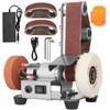 NuoDunco 3-In-1 Mini Belt Sander - Adjustable Speed Electric Grinding