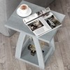 FROMJBEST End Table, Side Table, Nightstand, Sofa Side Table with