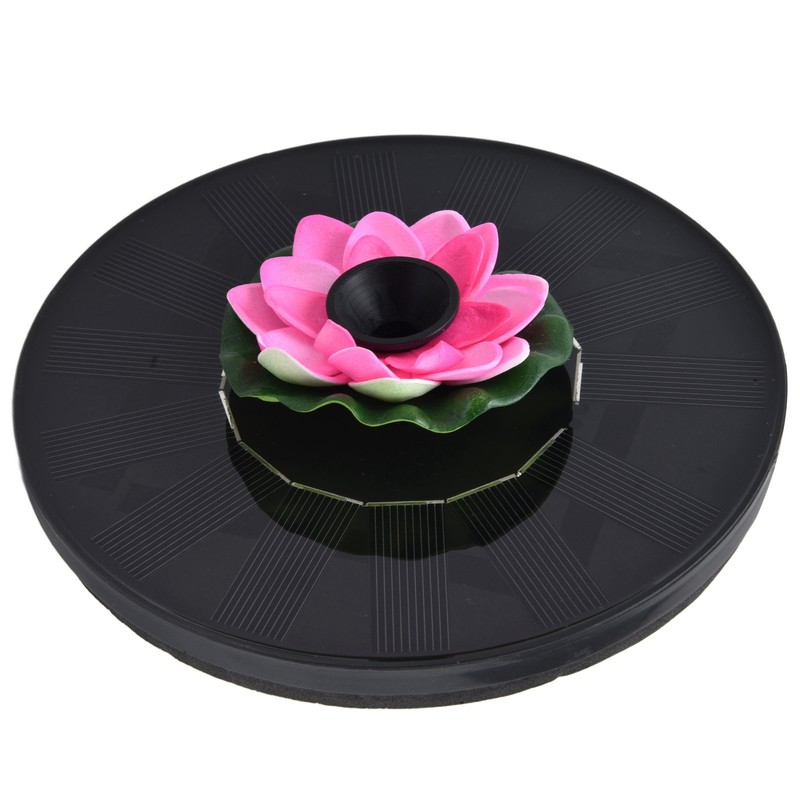 Lotus Solar Fountain Water Pump Floating Mini Solar Powered Water