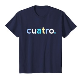 Kids 4th Birthday Shirt Boy 4 Year Old Cuatro Anos | Spanish Gift T-Shirt