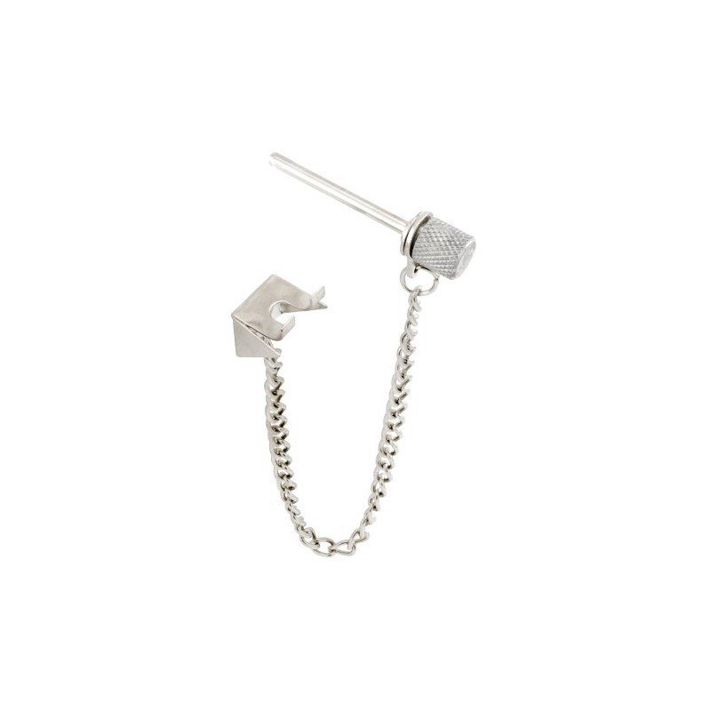 Prime-Line U 9857 1-5/16 In., Chrome Finish Sliding Window Lock