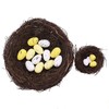 100PCS Colorful Foam Eggs Easter Egg Ornaments Crafts Birds Eggs