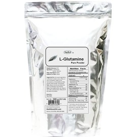NuSci L-Glutamine Pure Powder 1000g (2.2 lb) FCC Grade