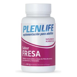 Multivitaminico Tabletas Masticables Plenlife 60 Tabletas Sabor Fresa