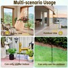 SIGOWING Shepherds Hooks for Outdoor, 61" Tall Freestanding Bird Feeder