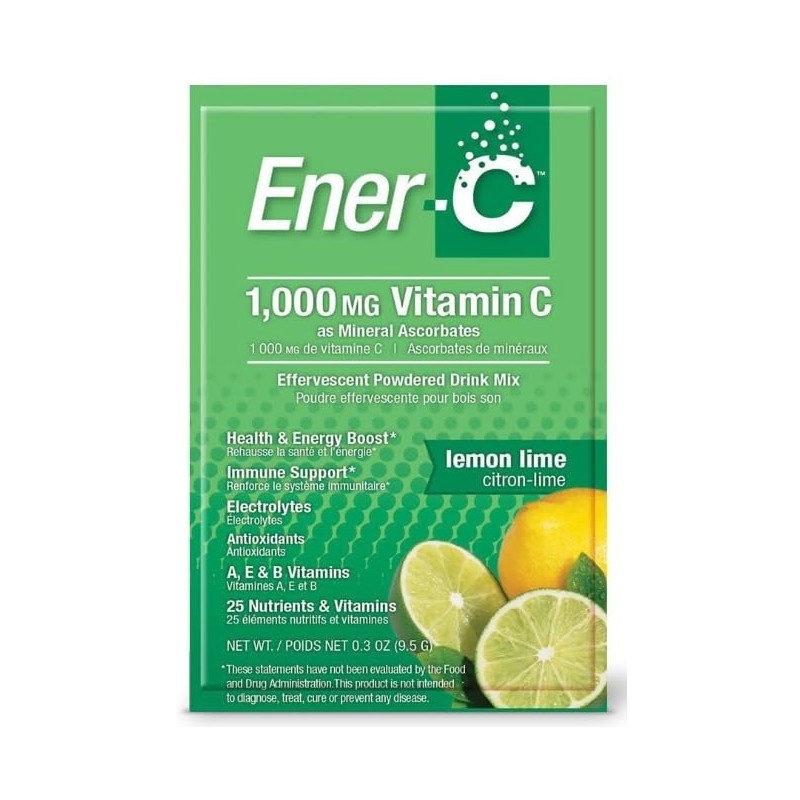 EnerVitamin C, Lemon Lime, 30 Packets/Sachets