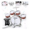 TOYGAGADE Batería Niños Banco Baquetas Platillo Bombo Musicales Toygagade