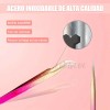 Kit 4pzs Pinzas Para Pestañas Version Oro Rosa Mink Volumen