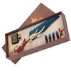 Feather Pen Calligraphy Writing Vintage Set Metal Retro Dip Quill