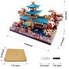 Alizdd Micro Building Blocks Set，Suzhou Garden Architecture and Cherry Blossom