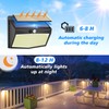 Solar Motion Sensor Outdoor Lights [138 LED/10 Packs] Solar Security