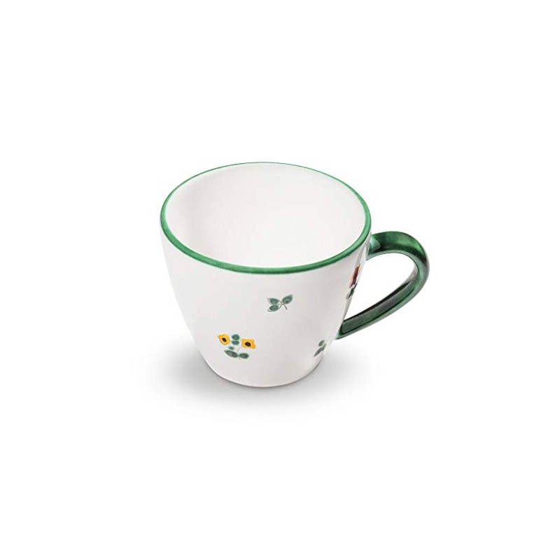 GMUNDNER KERAMIK Gourmet Coffee Cup Capacity 0.2 Litres Scattered Flower