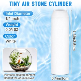 Havawish 20 Pcs Air Stones Bubble Release Tool Compatible with Biorb Fish Tanks Filter Replacement Kit Accessories