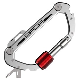 GPCA Carabiner Keychain Clip, Key Organizer, Key Ring, car Key Holder, Multi Tool EDC Gear with Bottle Opener