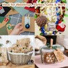 200 Pcs Mini Wooden Pegs with 30m Jute String, 3.5