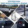 NMO Antenna Mount L-Bracket 5/8'' Hole 304 Stainless Steel Mobiles