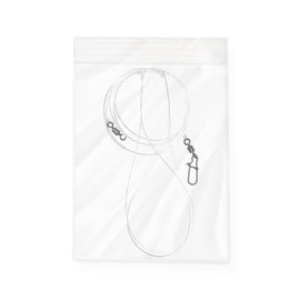 10 Pack Pre-Tied Double Drop Hi-Lo Surf Bait Bottom Fishing Leader Rigs Hand-Tied with T-Knot (20LB Mono)