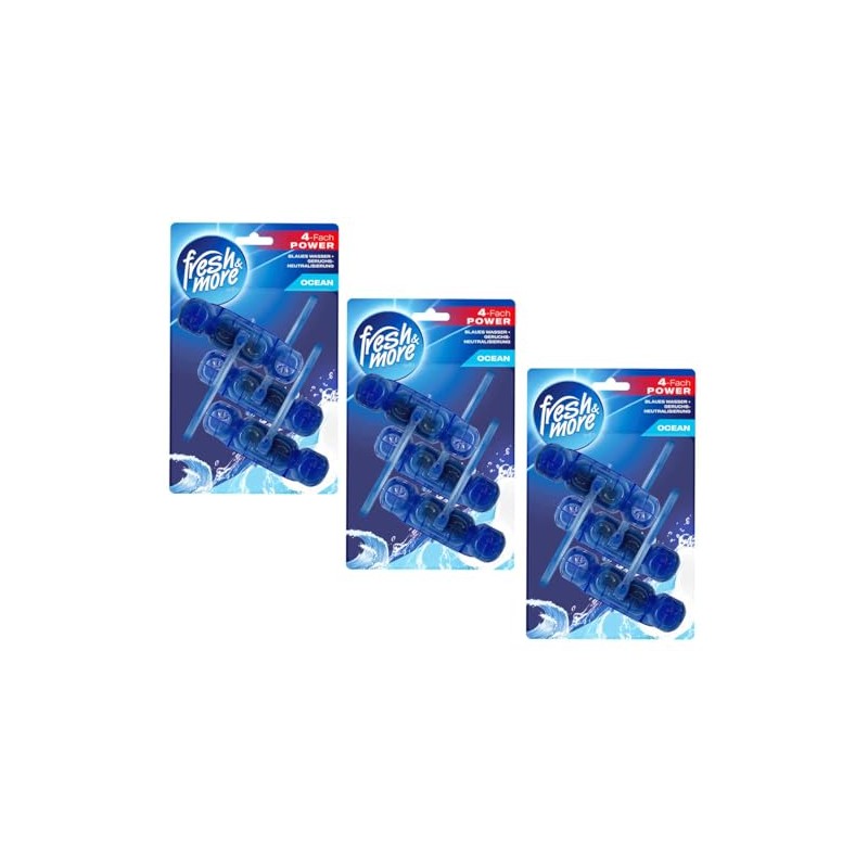 Fresh & More Toilet Stone Scented Blue Rinse Antibacterial 9