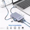 MCY USB C Docking Station, MCY 8-in-1 Laptop Docking Station