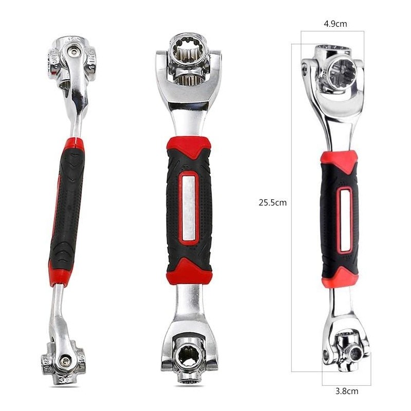 Fkstyle【This One Can Do 48 Jobs】All-Purpose Wrench Socket Wrench 48in1