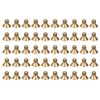 50Pcs Countersunk Hex Socket Screws Pure Copper Flat Head Hardware
