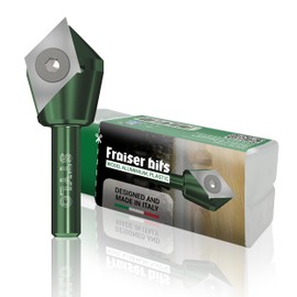 Fraiser STYLO Multifunctional Cutter for Scoring with Interchangeable Milling Insert Carbide Coated 8 mm Cutter for Wood Plastics Aluminium (STYLO)