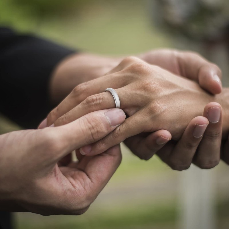 Treuheld® 925 Sterling Silver Ring, 48 Sizes & Widths