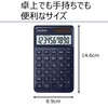 Casio NS-S10-NY-N Stylish Calculator, Navy, 10-Digit Large Notebook Type